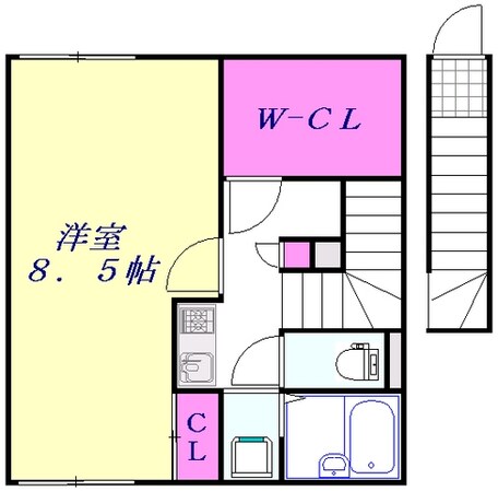 レオネクストおおなりの物件間取画像